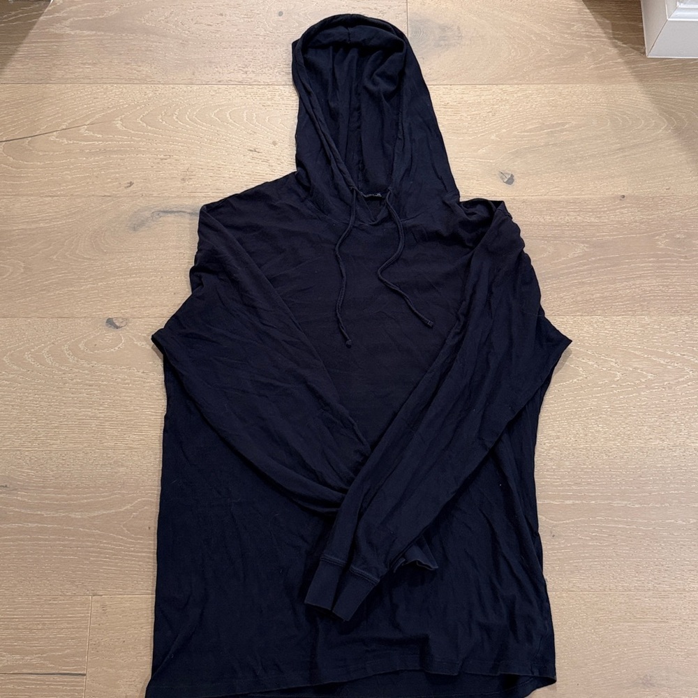 Two Men's Hooded T-shirt’s - Size XL - Navy Blue and Gray - Picture 5 of 5